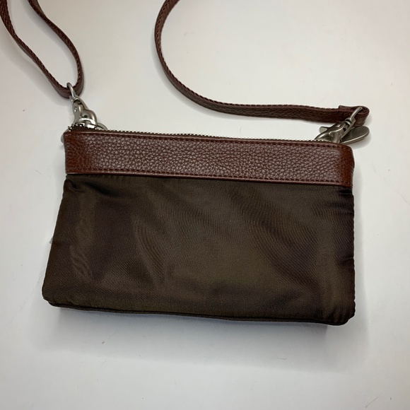 Baggallini Handbags - Baggallini Brown Crossbody Shoulder Bag Wallet Phone Mini Bag Travel Clutch
